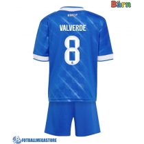 Fotballdrakt Barn Real Madrid Federico Valverde #8 Tredjedraktsett 2025-26 Kortermet (+ Korte bukser)